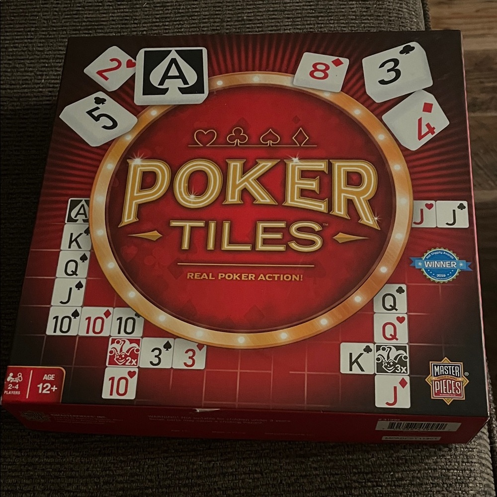 Poker Tiles Game by Master Pieces